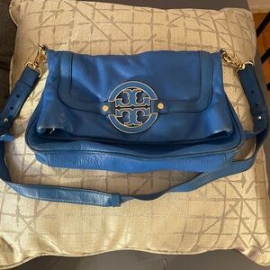 Vintage Tory Burch Amanda Foldover Messenger Bag